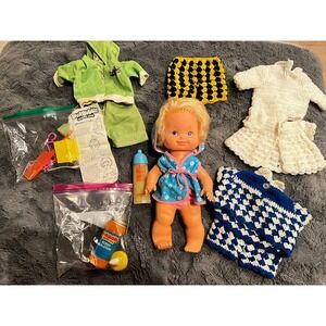 Luv A Bubble Tender Love Baby Doll‎ 14" Mattel 1978 With Accessories And BOX!